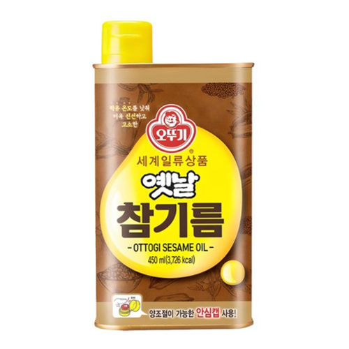 오뚜기)옛날참기름캔 450ml